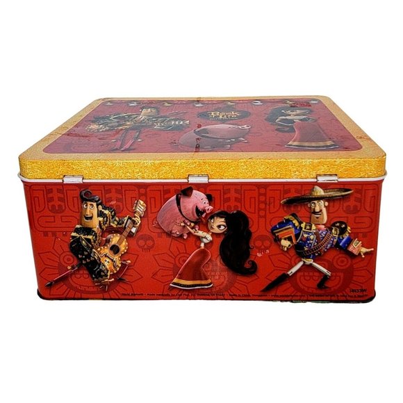 Rare Book Of Life Metal Lunch Box Dia De Los Muertos Day Of The Dead - Picture 7 of 10